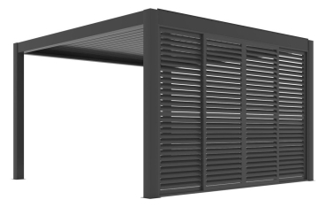 Sky Lamellenwand Schiebbar 4m Anthrazit